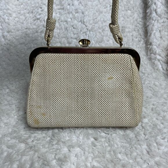 Awesome Vtg 50s CARON OF HOUSTON TEXAS Hand Crafted Sequins & Baubles Purse. - Picture 3 of 11
